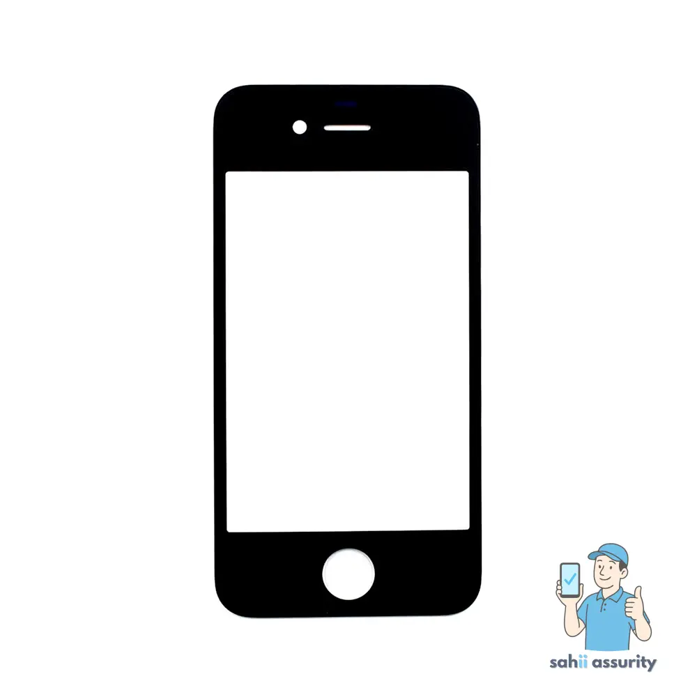 Glass for Apple iPhone 4G Black thumbnail